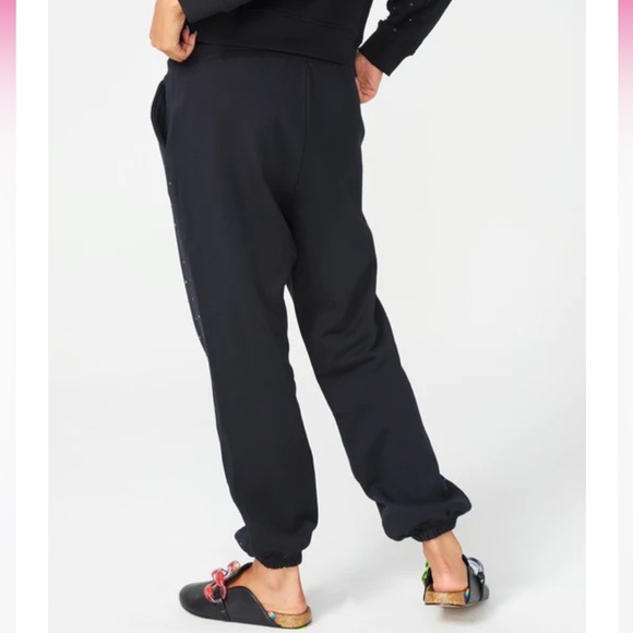 Terez black gems sweatpants sz sm - Picture 5 of 13